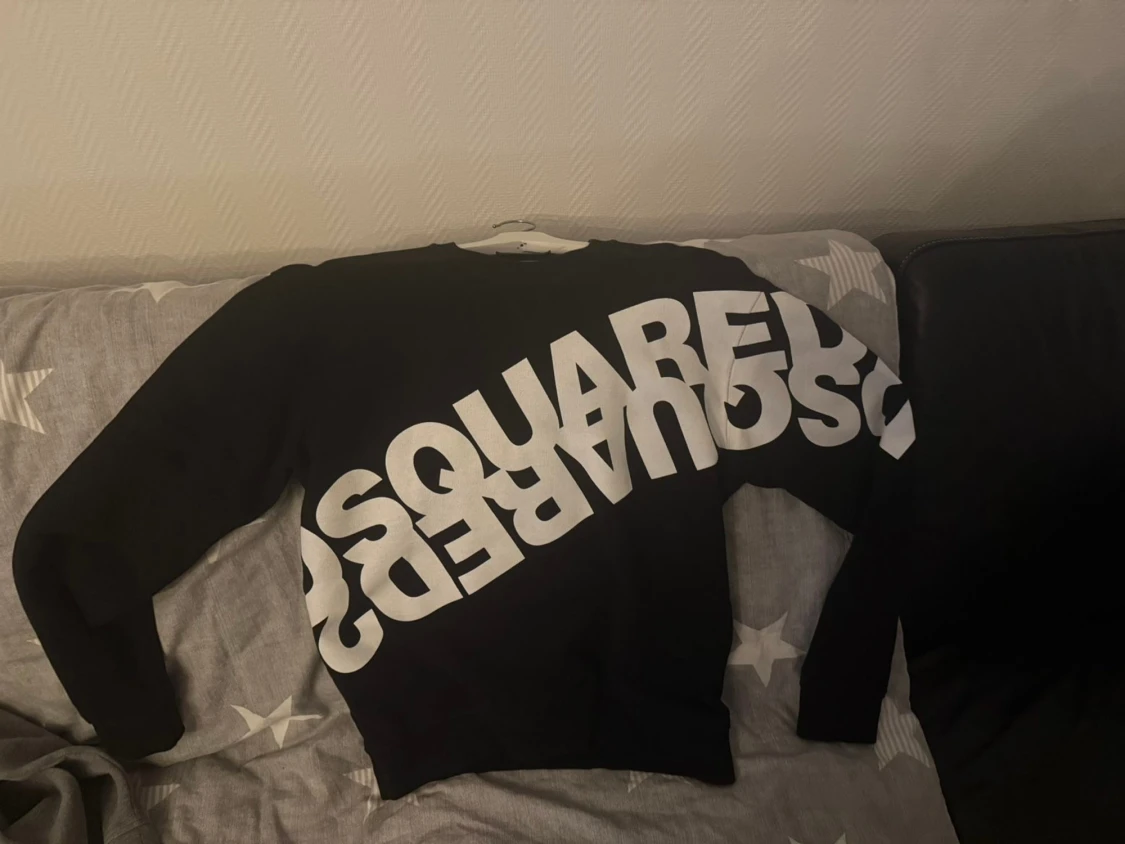 Grå Moncler sweatshirt med broderad logga - 4