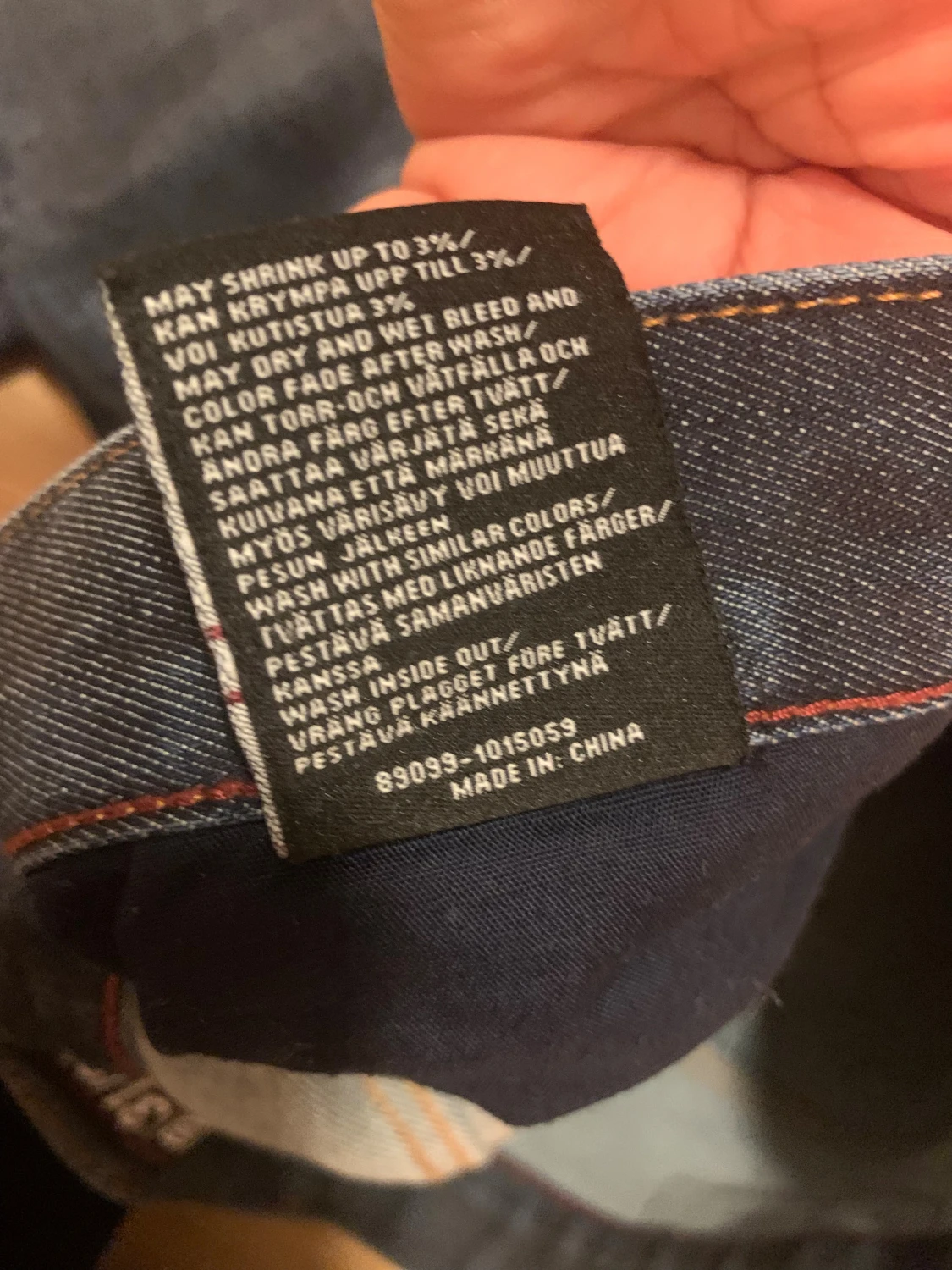 Mörkblå Crocker jeans straight fit - 6