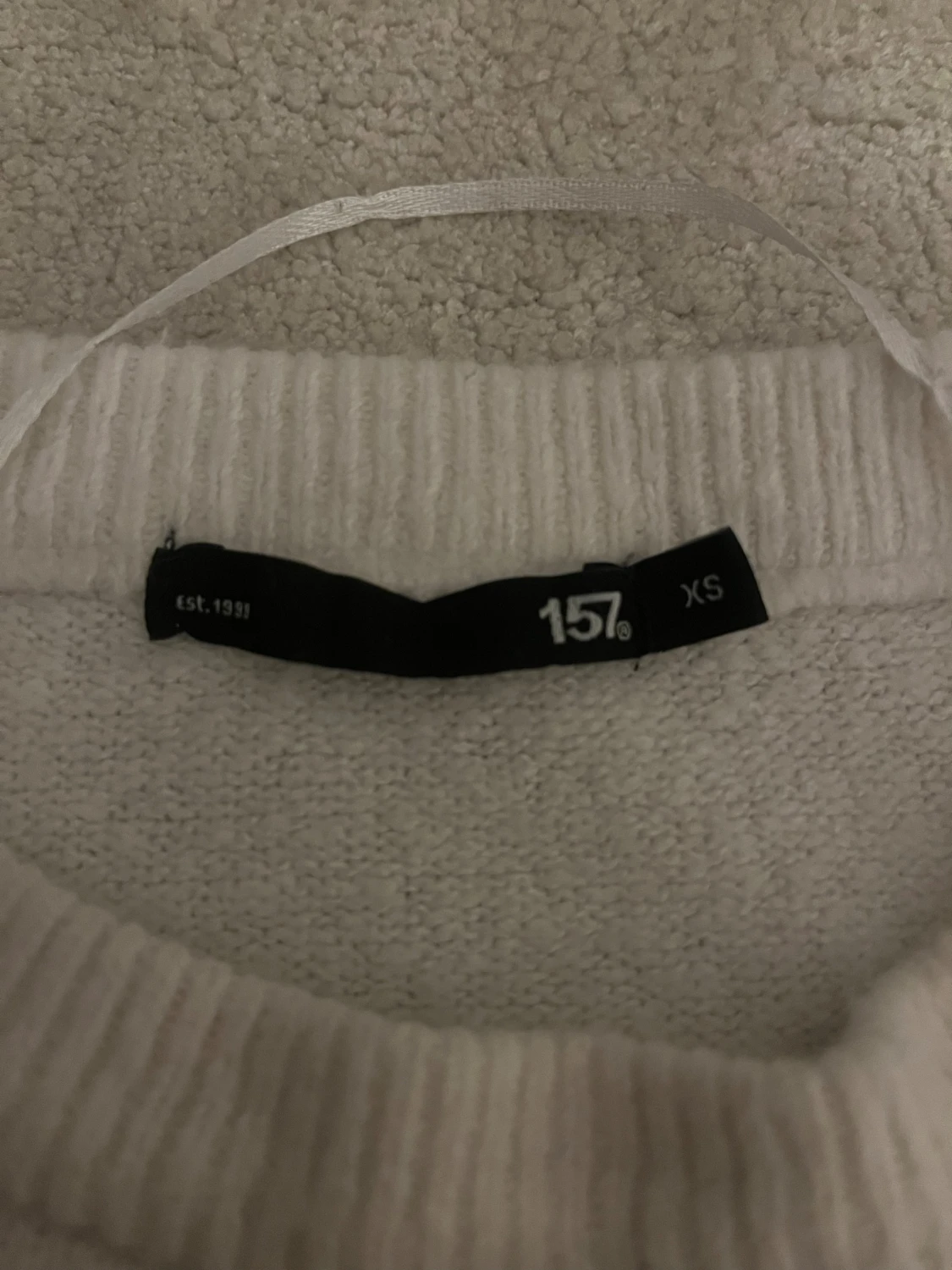 Vit stickad tröja från 157 XS - 3