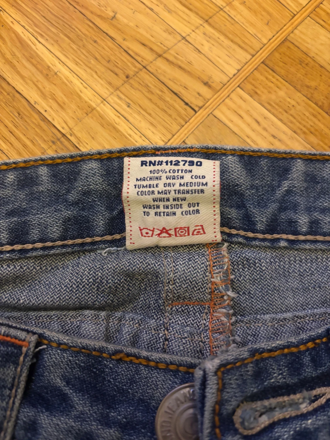 True Religion bootcut jeans blå, stl 26 - 3