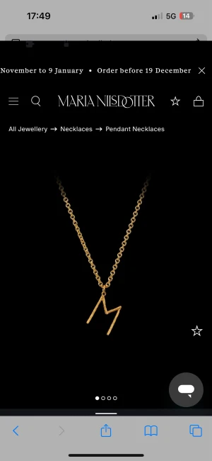 Maria Nilsdotter halsband söker/byte - Jag söker efter ett maria nilsdotter letter becklace i GULD bokstaven N!! Har för nuvarande ett N i silver men bytte till guld så det har knappt kommit till användning.. 🩷 Är öppen för byte, eller om någon säljer ett GULD💛💛💛 Längd 45!!