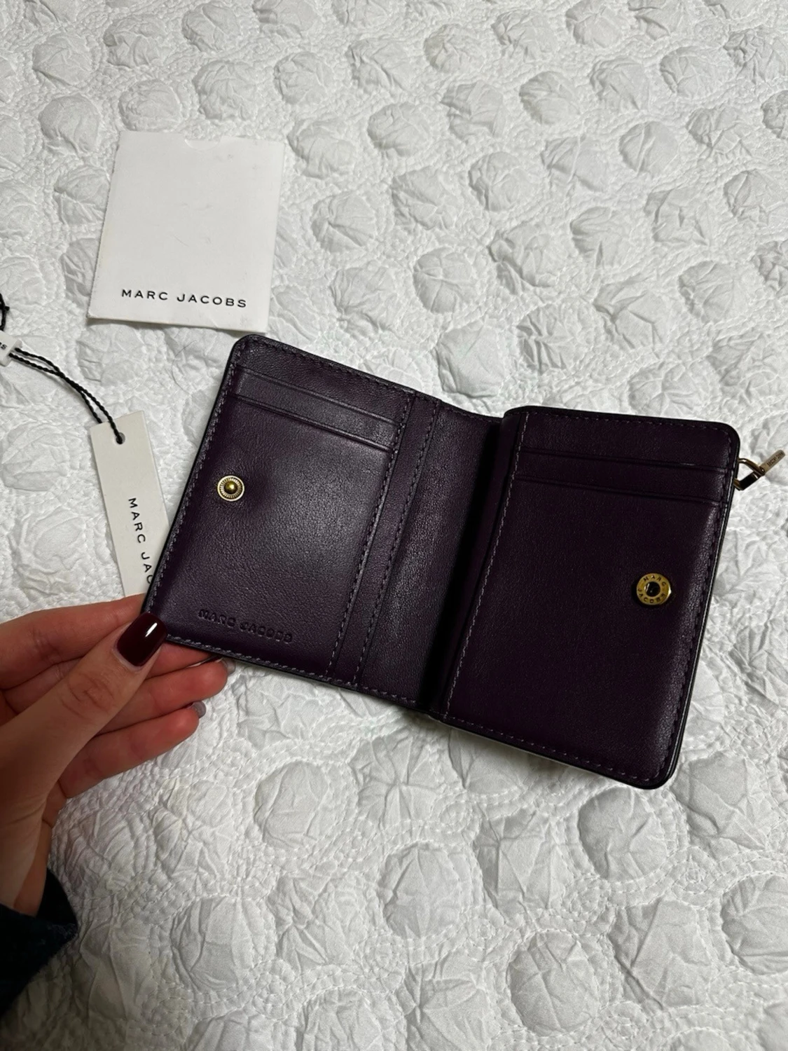 Mörklila plånbok från Marc Jacobs - 1