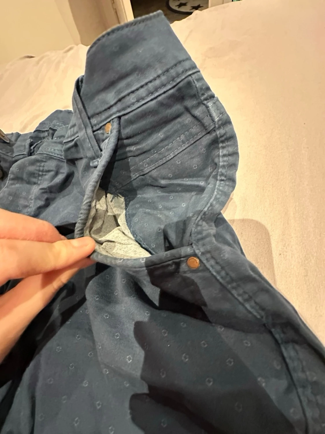 Blå caprishorts från ORJEAN, stl 34 - 3