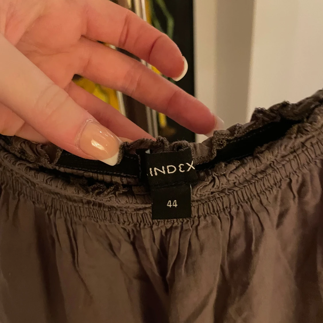 Brun volangblus från lindex - 2