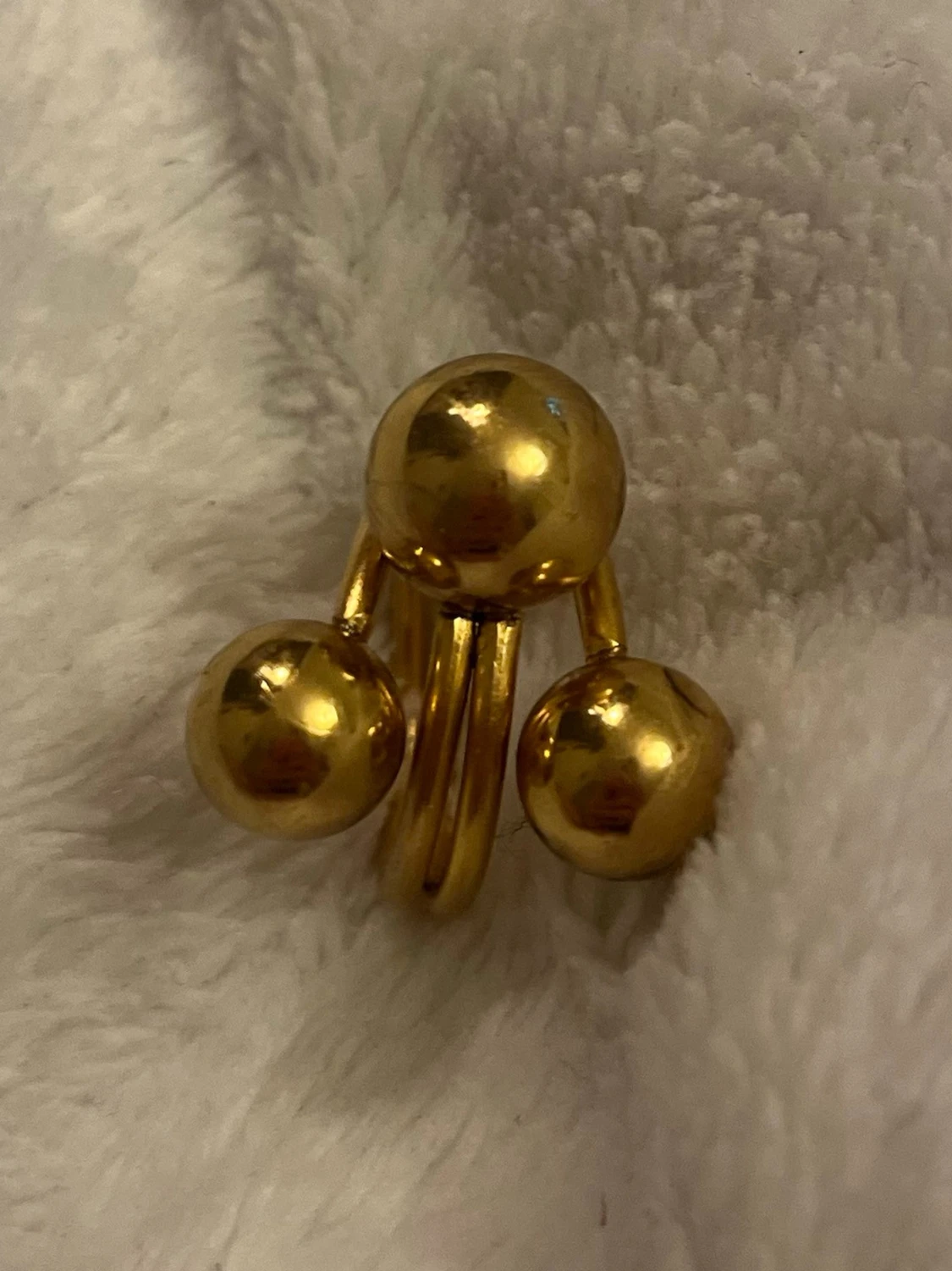 Guldig statementring✨ - 1