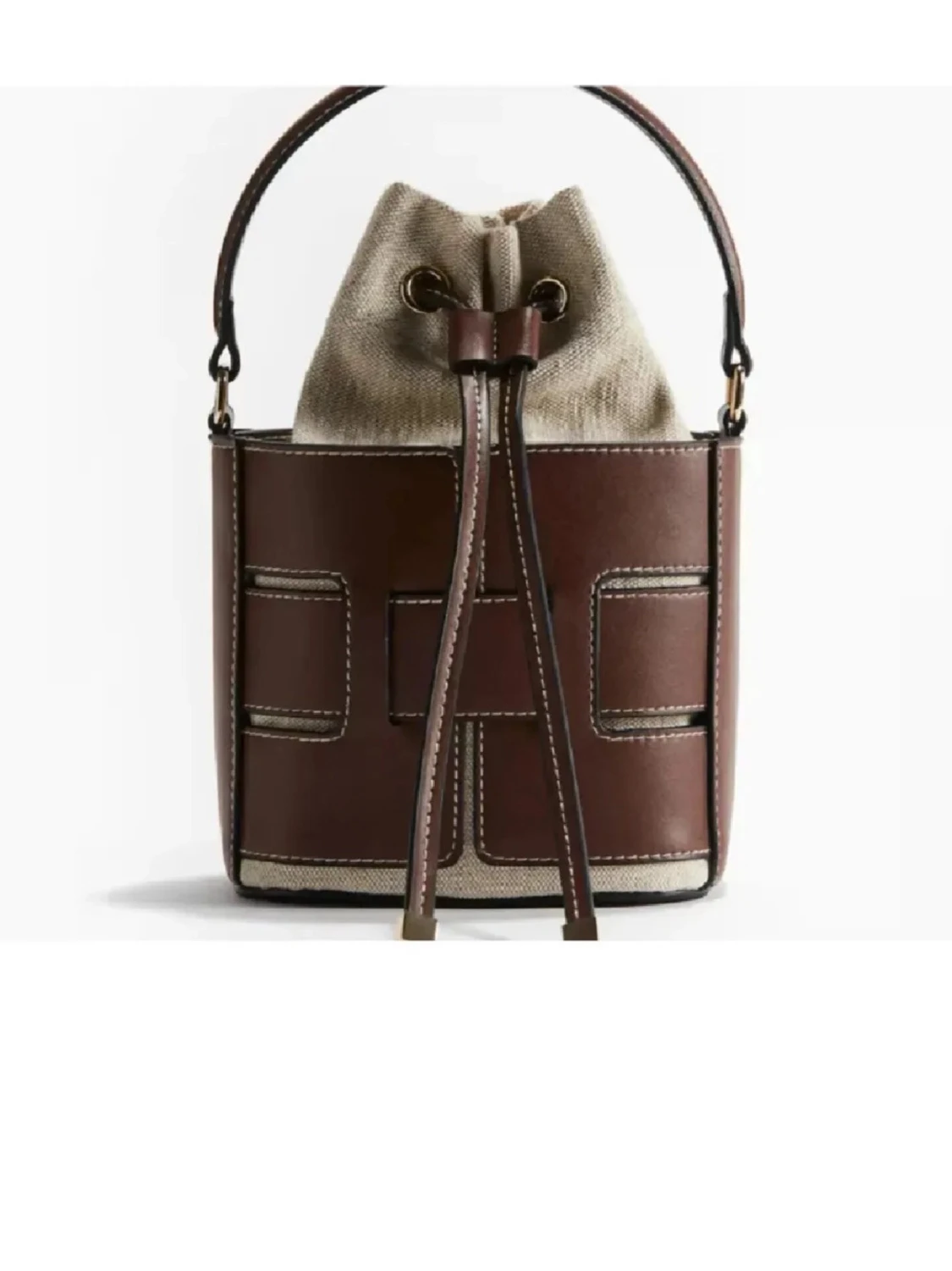 Trendig slutsåld bucket bag från H&M