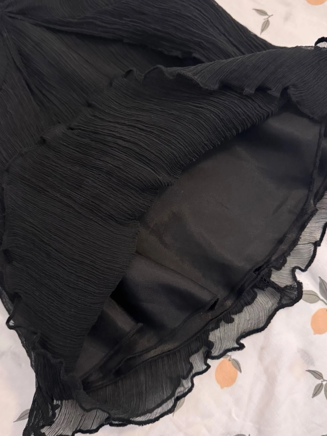 vintage y2k dark dollette halterneck knyttopp  - 2