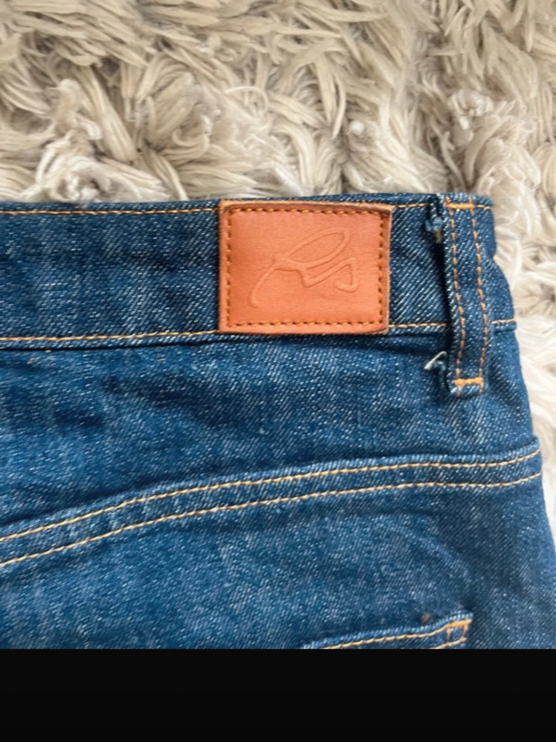 Blå wide jeans från ravens saloner  - 2