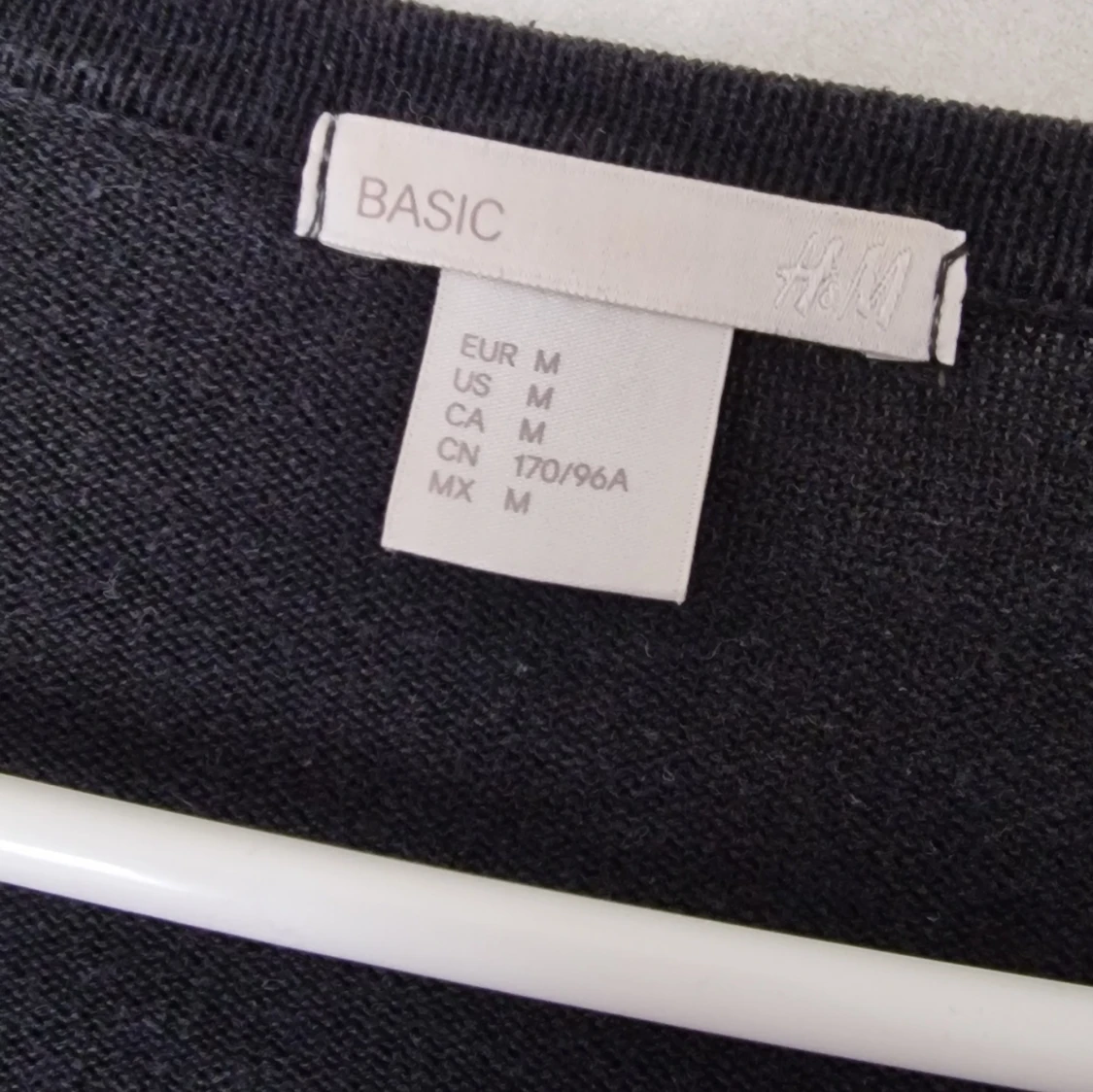 Svart kofta från H&M Basic, stl M - 2