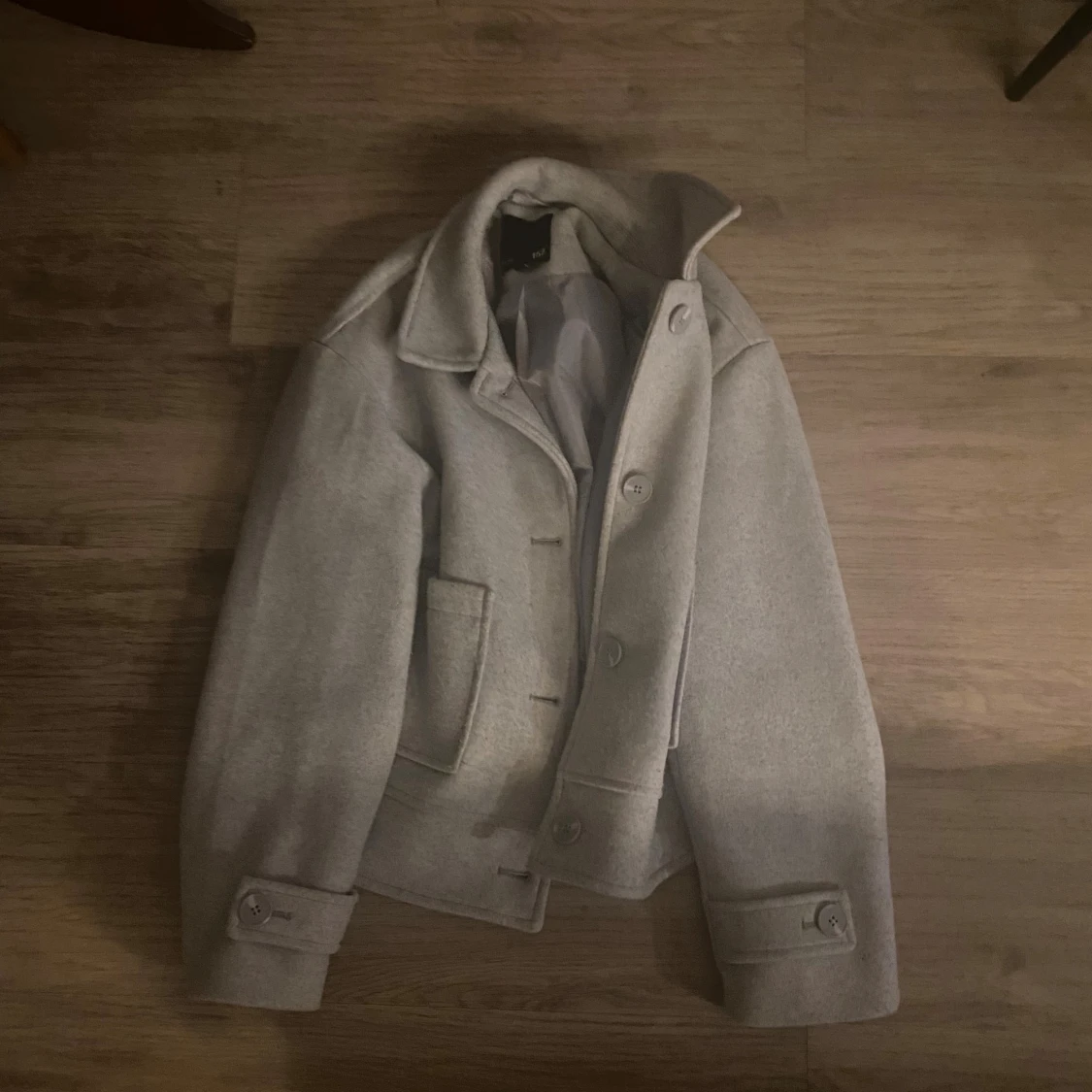 Ljusgrå  kappa från Lager  157, M - 1