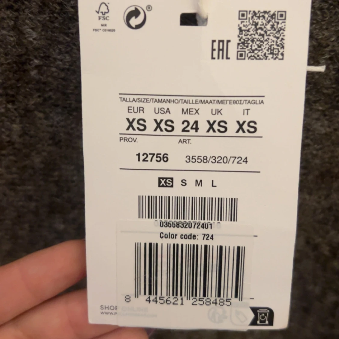 Brun stickad off-shoulder - 3