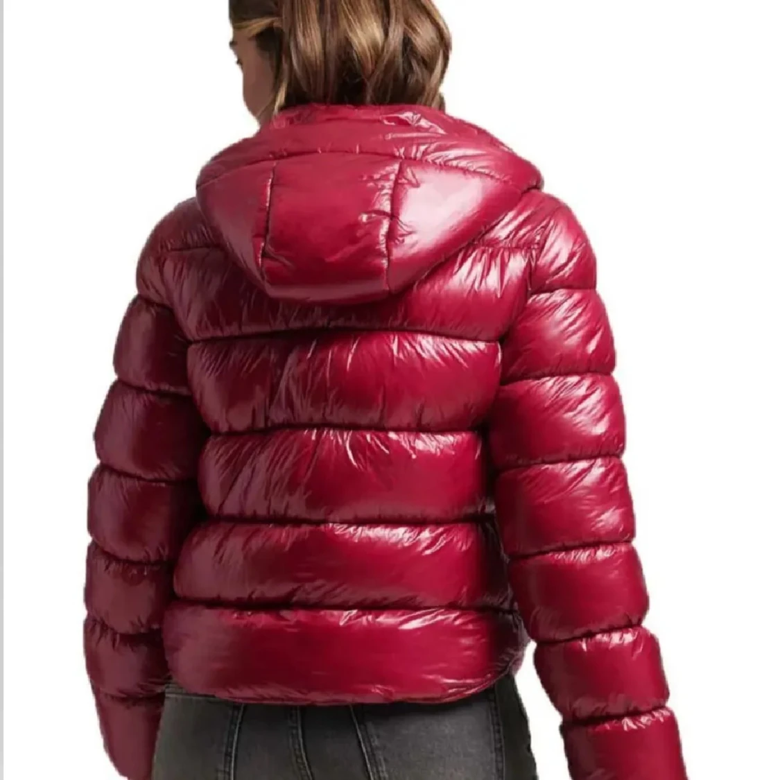 Röd pufferjacka  - 3