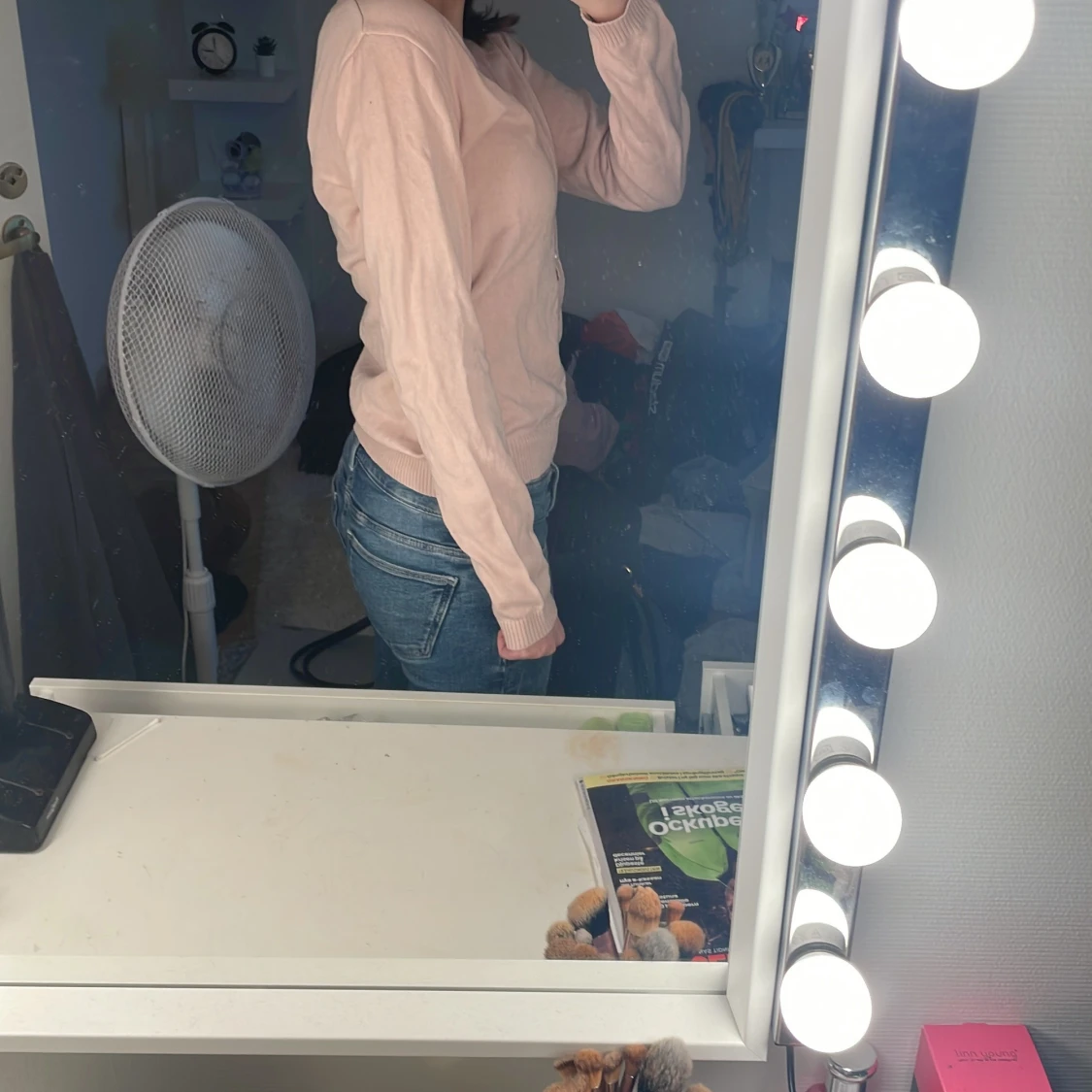 Ljusrosa kofta från The Shirt Factory - 1