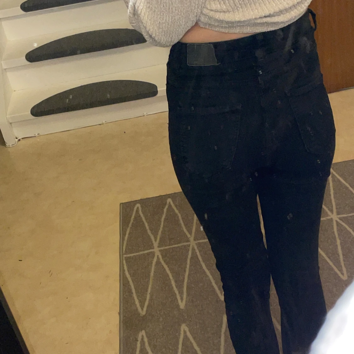 Svarta Molly jeans från Gina Tricot S - 1