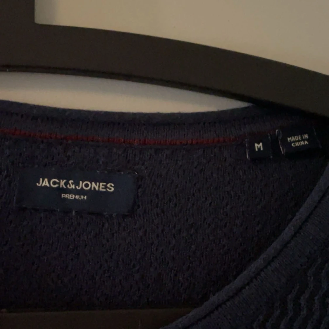 Mörkblå stickad tröja Jack & Jones - 1
