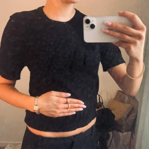 Stickad trekvart tröja  - Söt trekvart tröja🤗