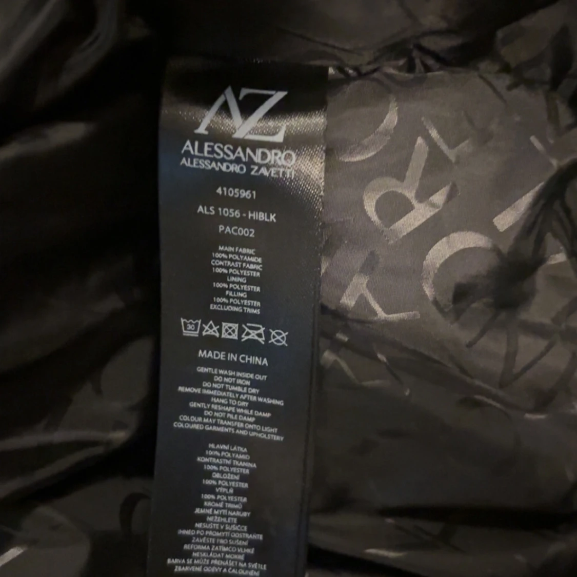 Svart pufferjacka Alessandro Zavetti - 3