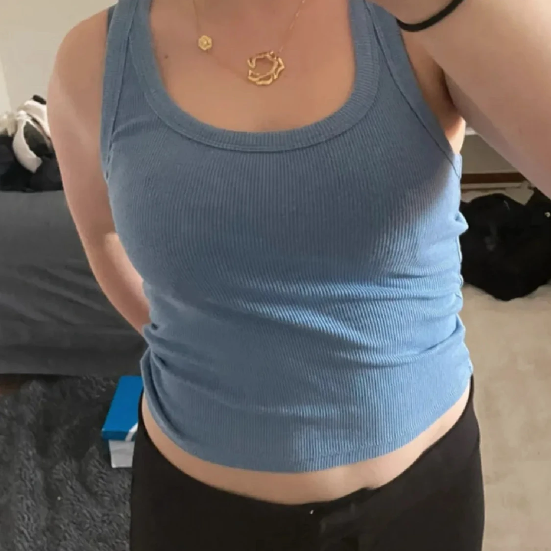 Blå topp från Zara