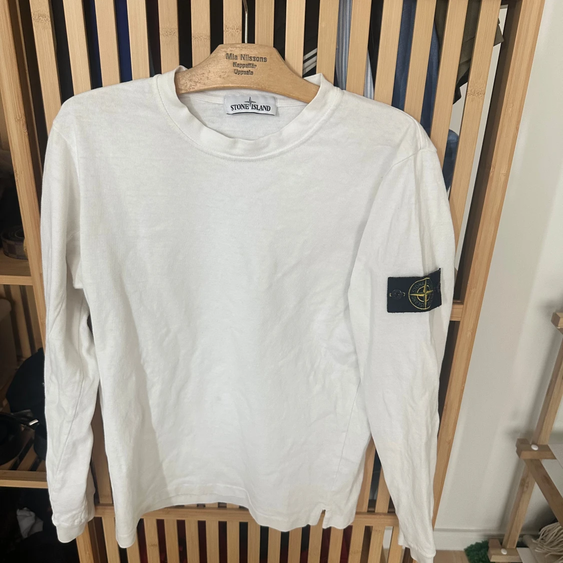 Stone Island Vit Tröja 