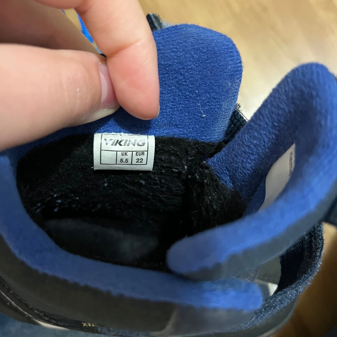 Blå vinterboots från Viking strl 22 - 1