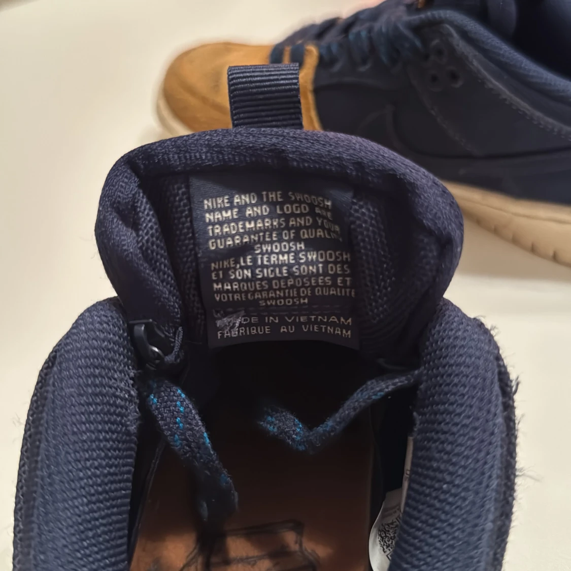 Nike SB Dunk Low Pro blå/brun mocka - 2