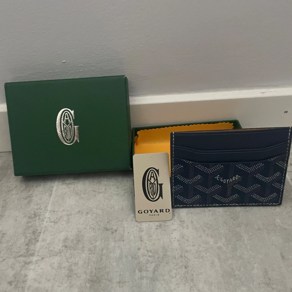 Mörkblå korthållare - 4