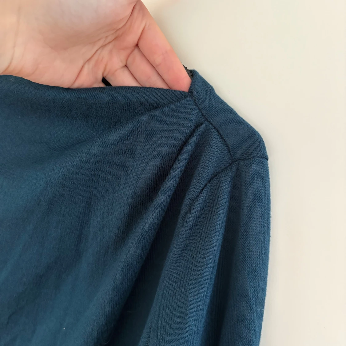 Mörkblå långärmad topp - 2