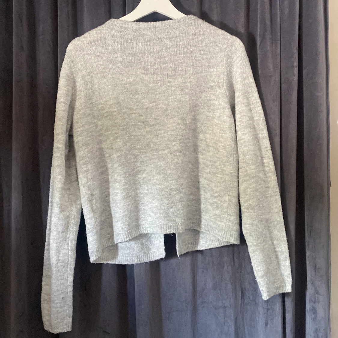 Ljusgrå kofta från 157, storlek S - 1