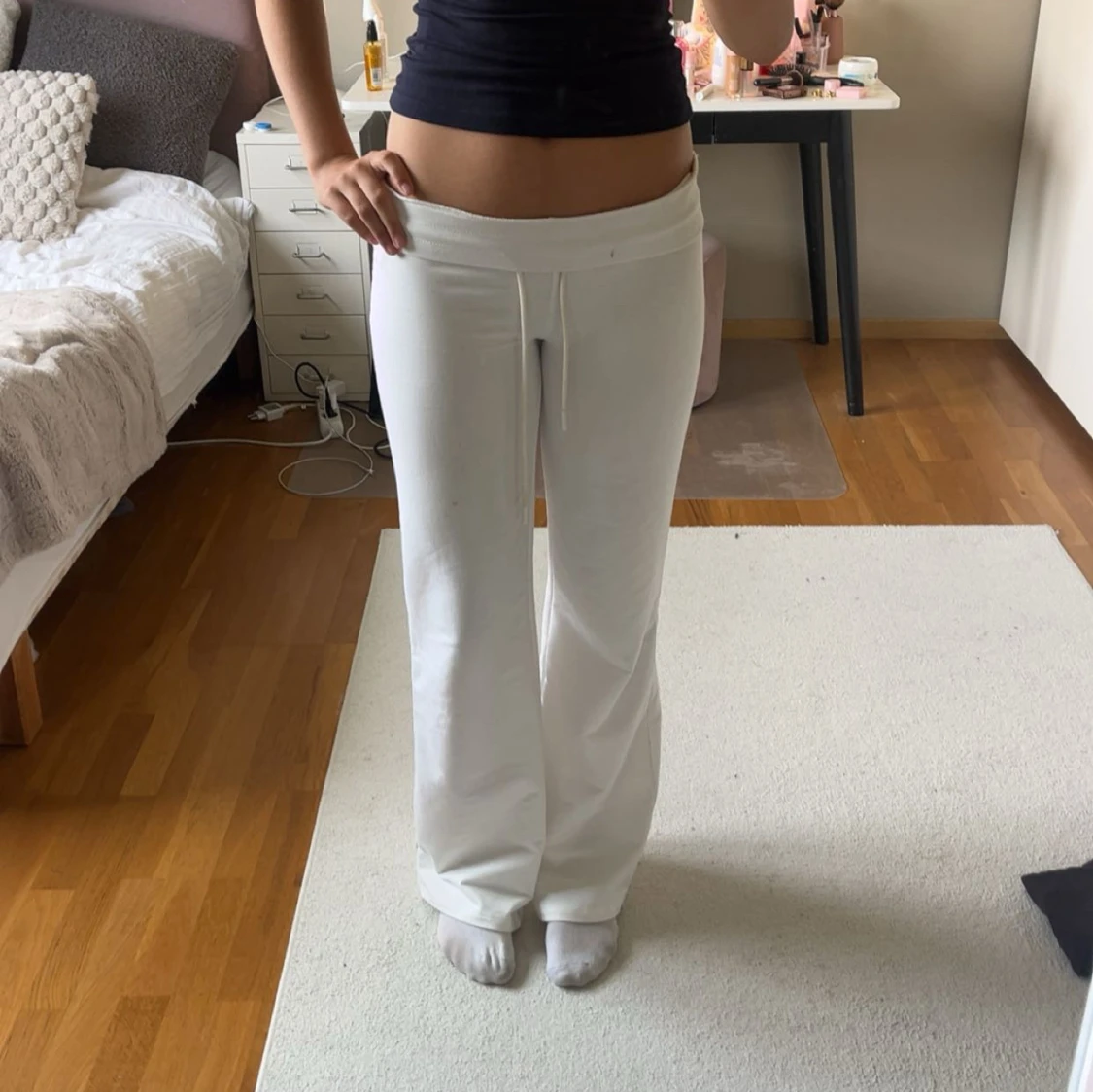 Vita lager byxor 