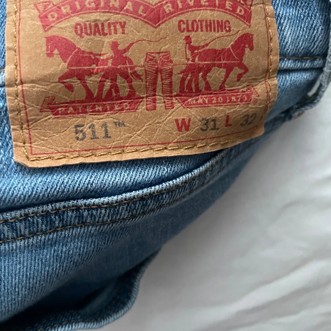 Levi's 511 ljusblå jeans W31 L32 - 2