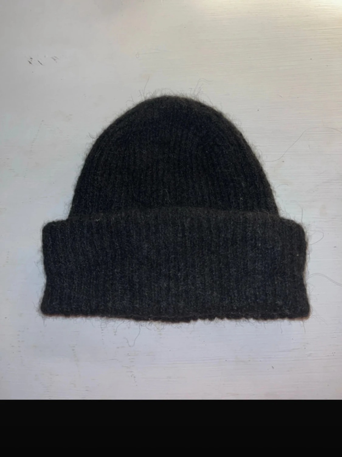 Svart stickad väst från Pieces