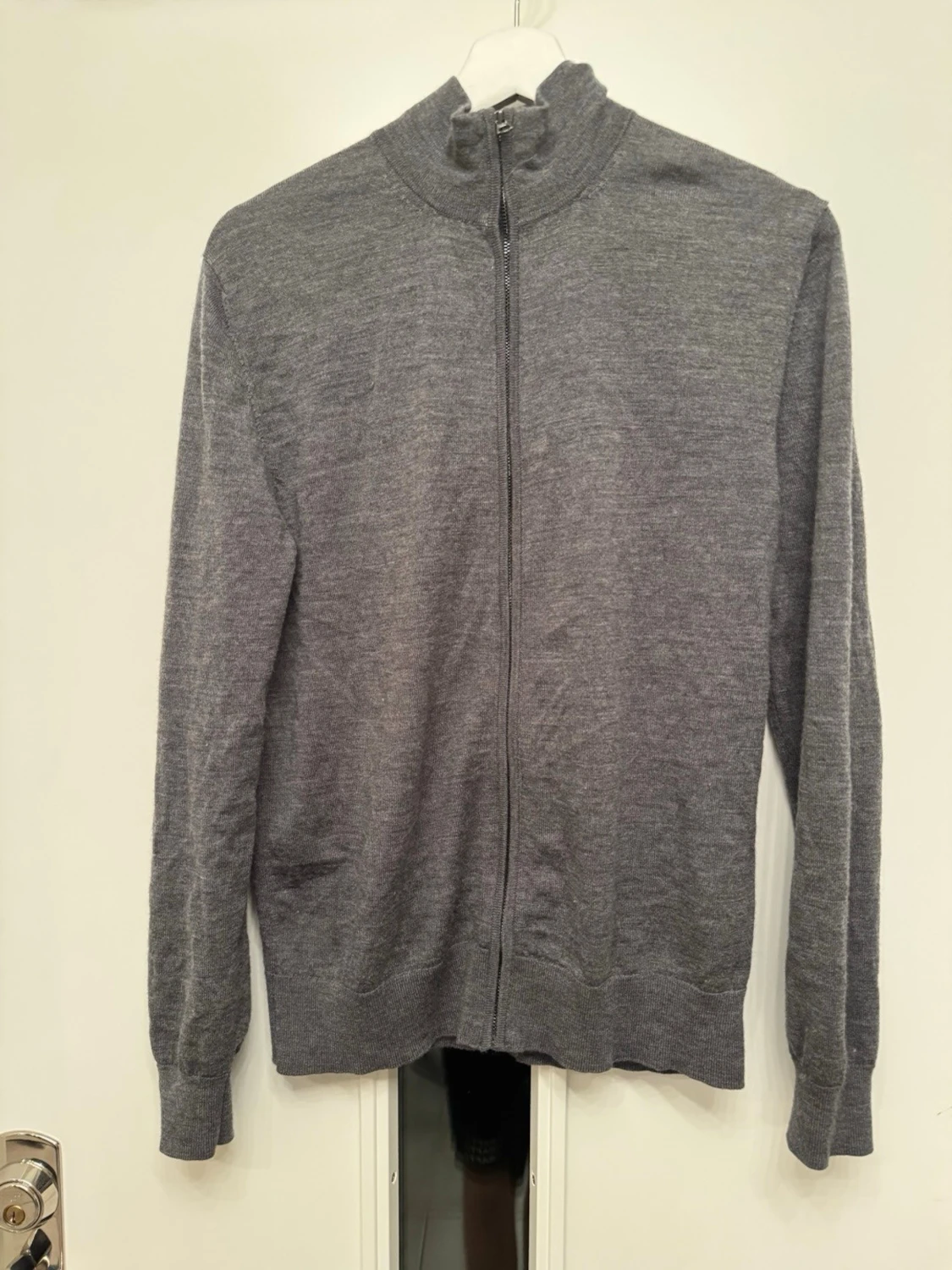 Grå merinoull kofta These Glory Days