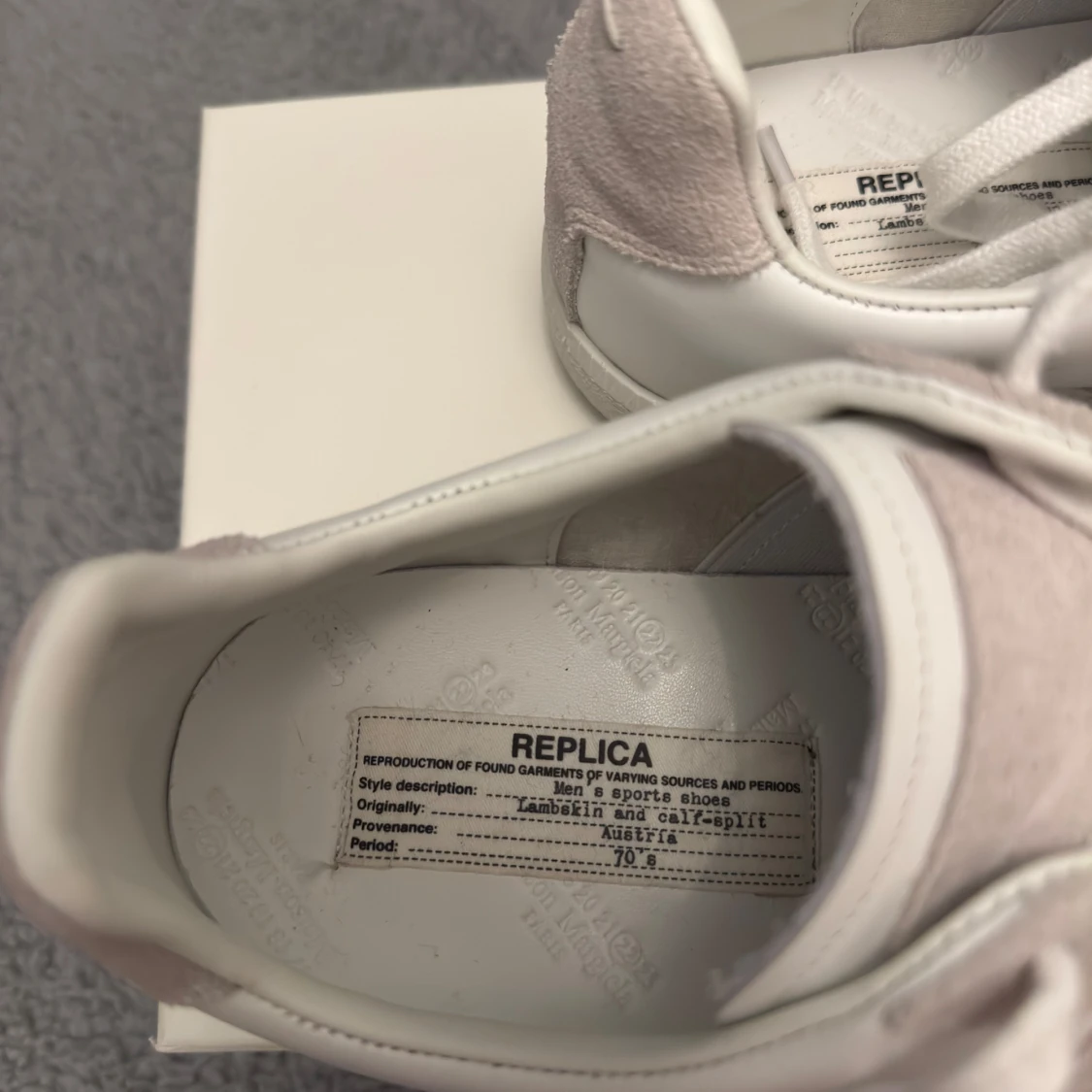 Snygga stilrena gats I vitt med ljus grå mocka! - 3