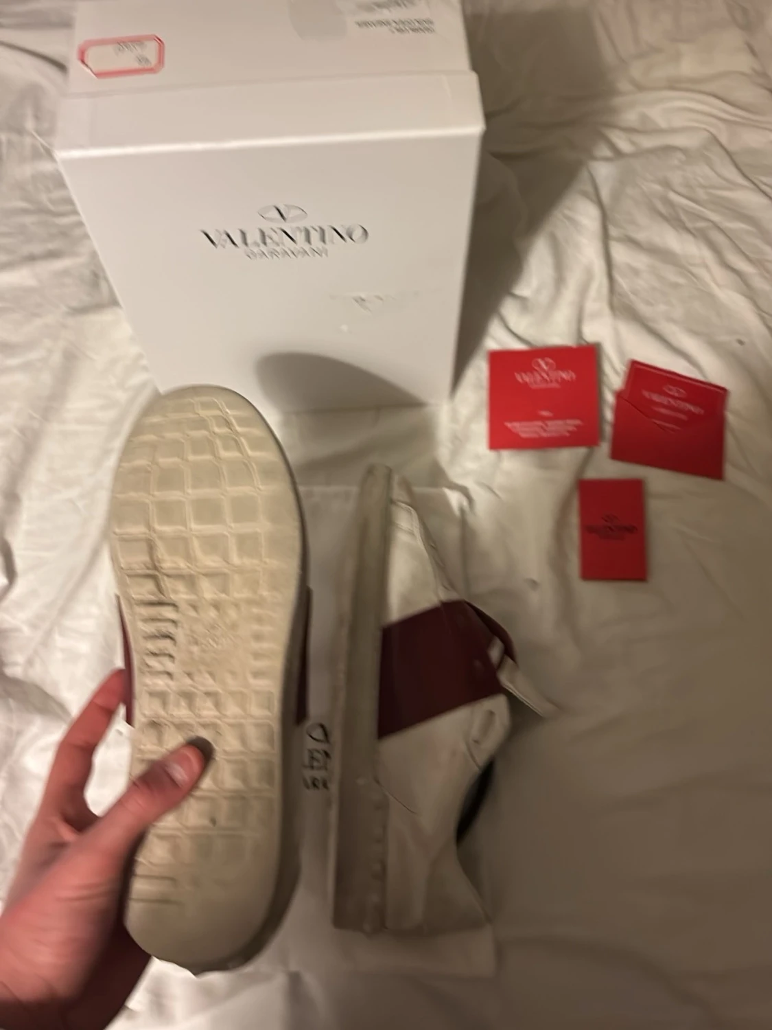 Valentino Garavani Open sneakers vit/röd - 2