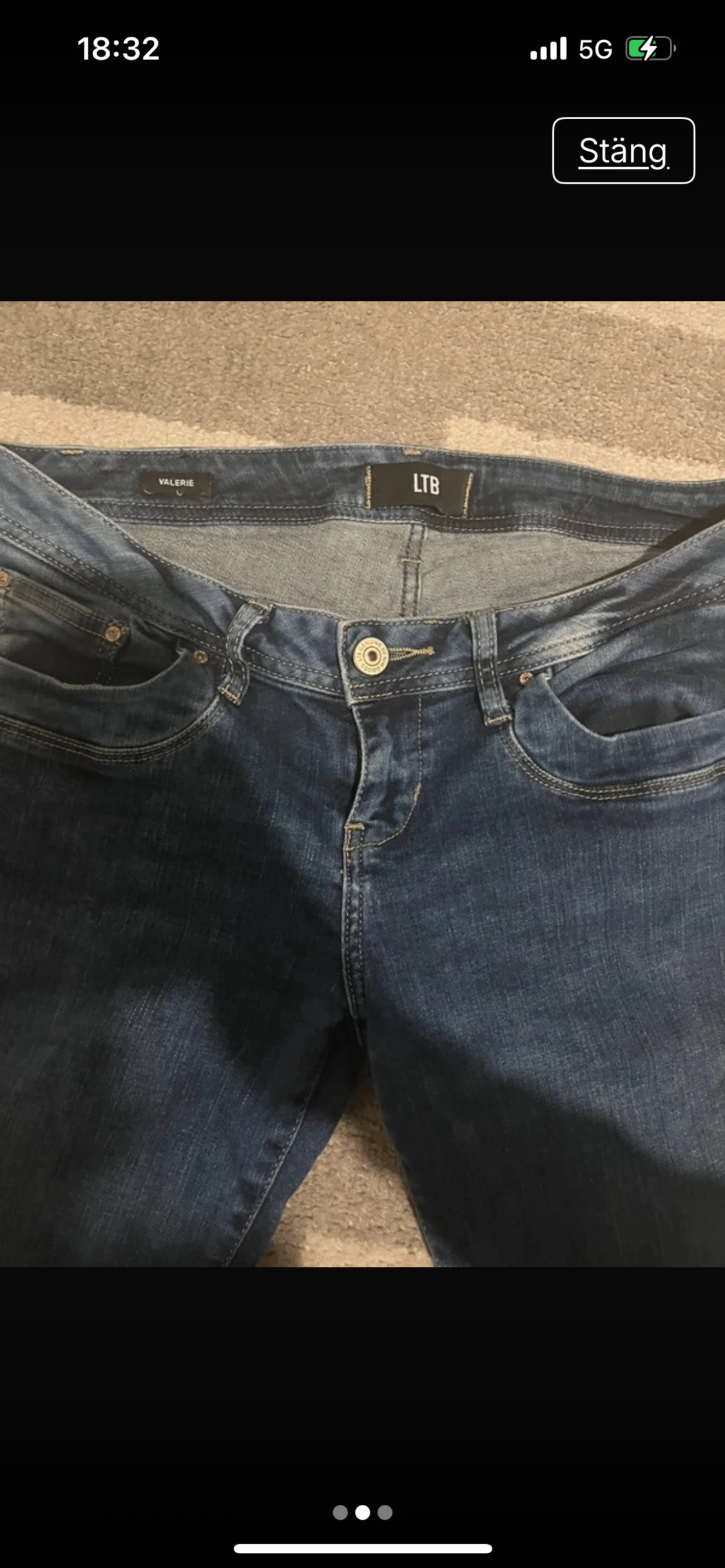 Blå bootcut jeans från LTB - 1