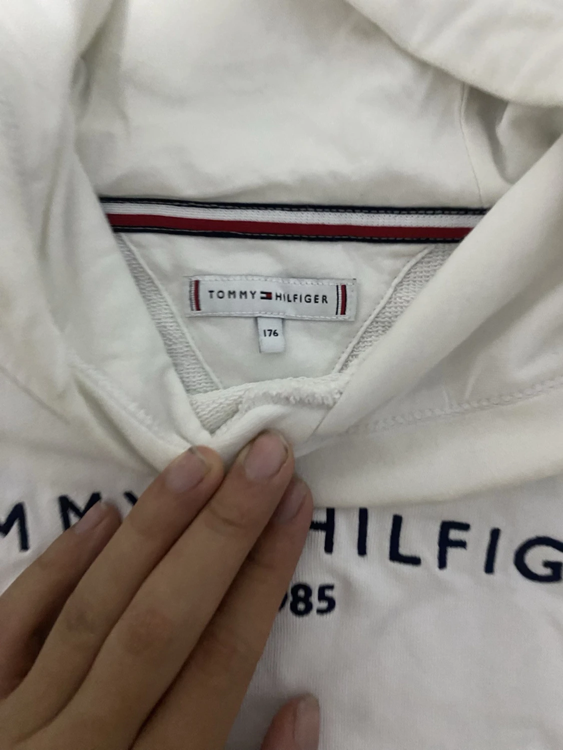 Tommy hilfiger vit Hoodie - 1