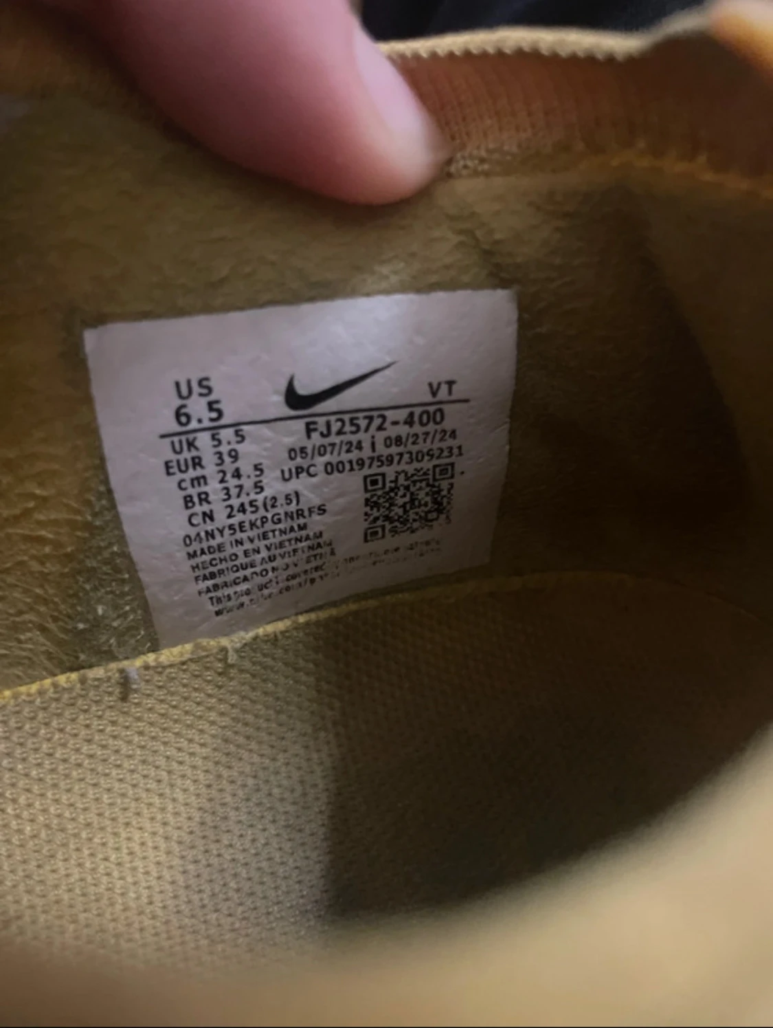 Nike Mercurial Elite fotbollsskor guld - 6