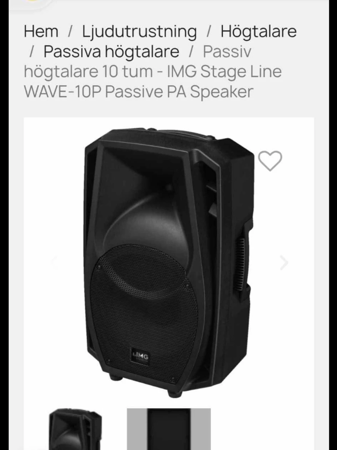 2 st IMG Stageline WAVE-10P högtalare - 4