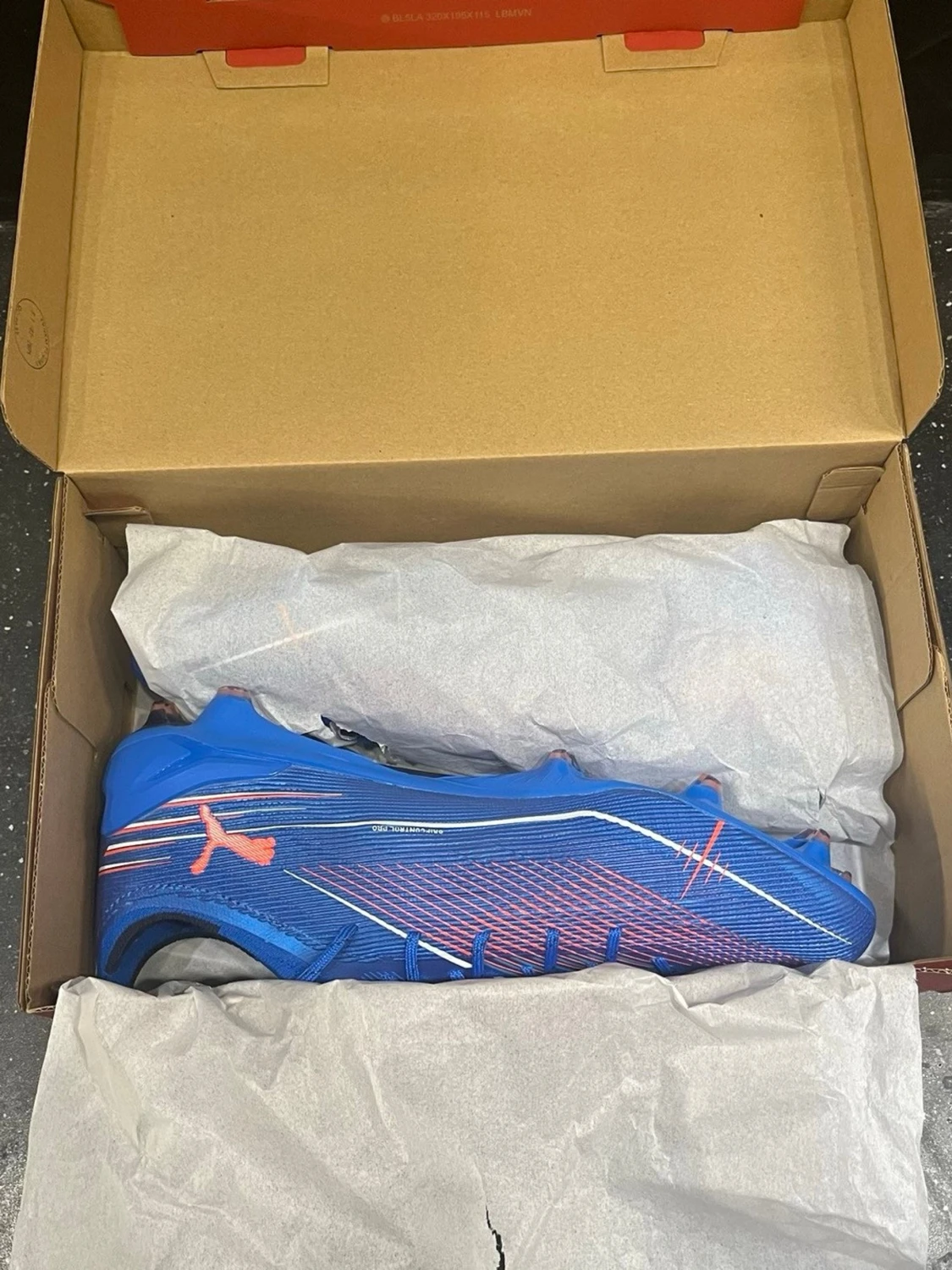 Blå Puma Ultra fotbollsskor - 4