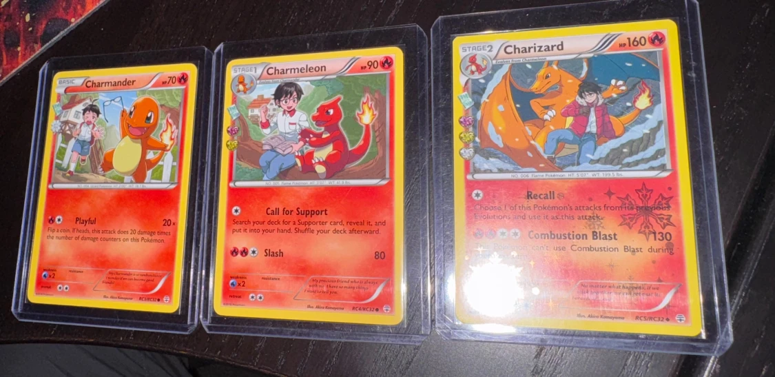 Härlig eldtrio - Charizard - Charmeleon - Charmander - 2