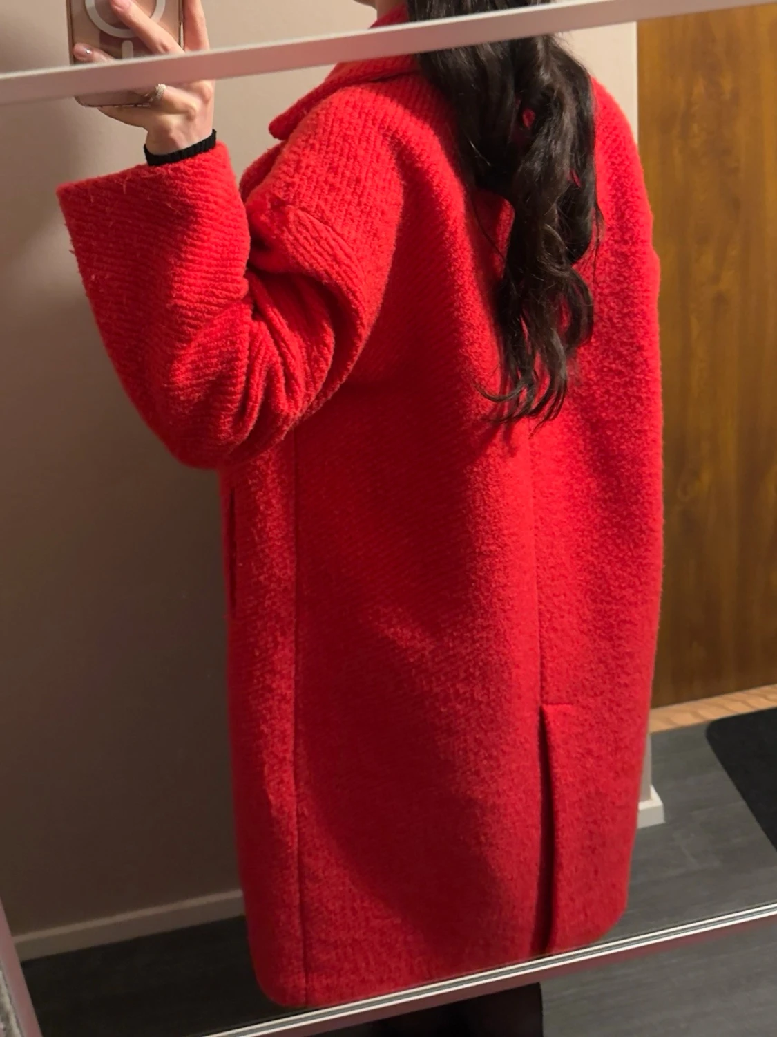 Röd kappa från Reserved (Wool blend)  - 2