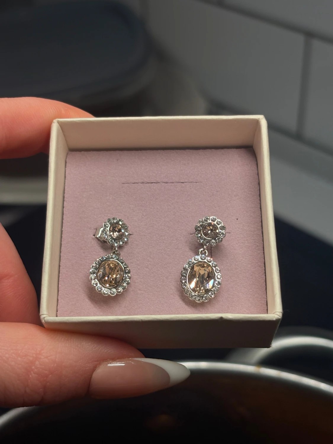 Små lily and rose örhängen  - 3