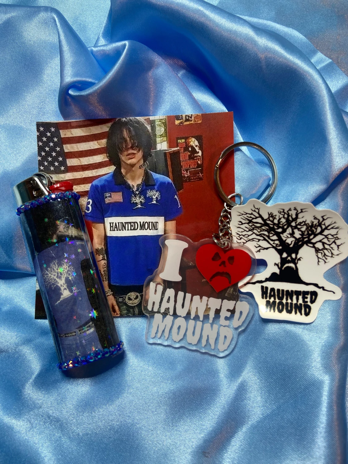 SEMATARY - BLUE - lighter + keychain bundle - 1
