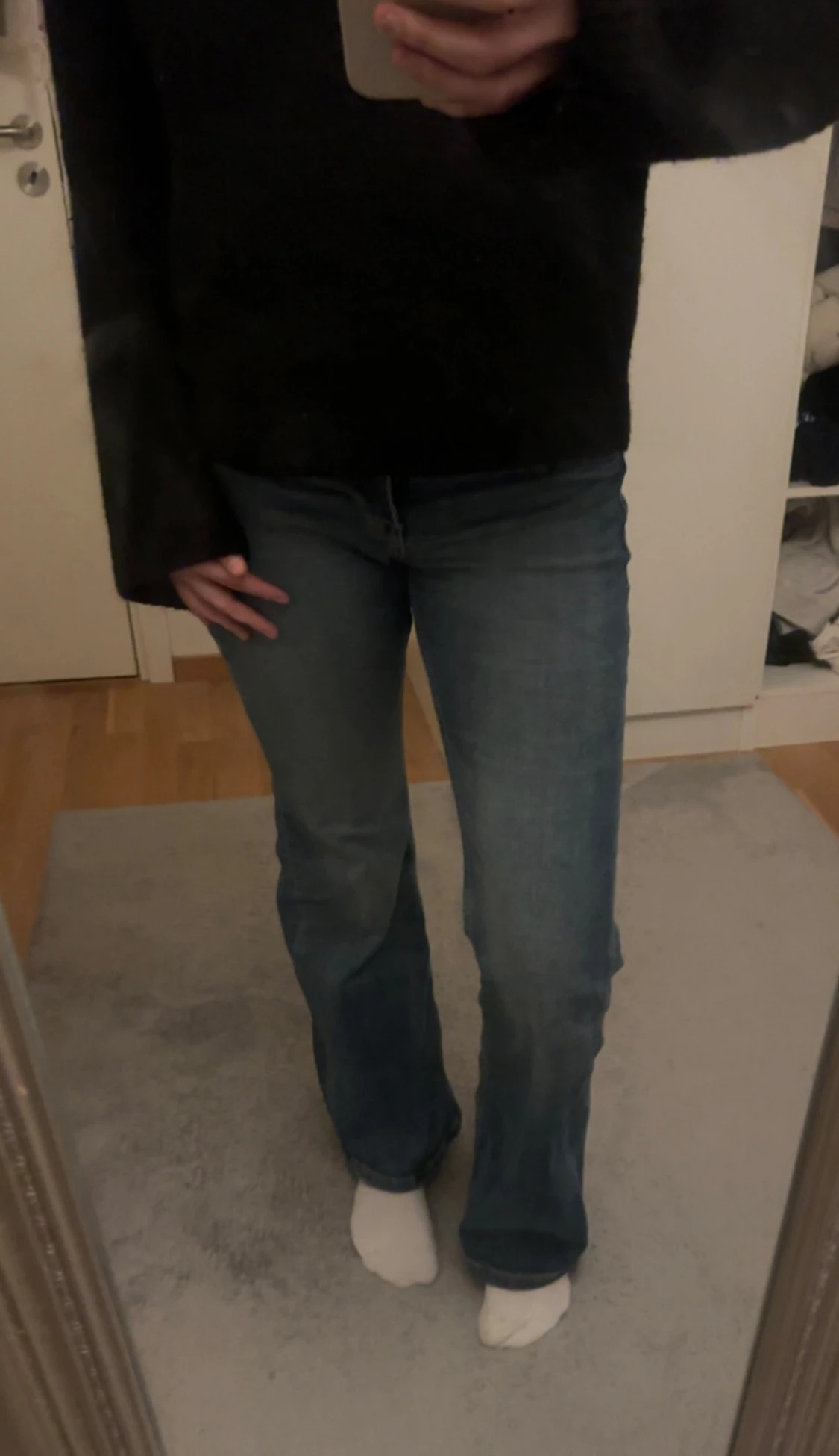 Lågmidjade bootcut jeans - 2