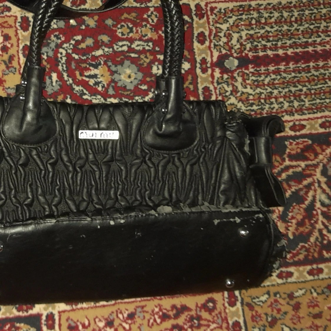 Miu Miu svart handväska i skinn - 1