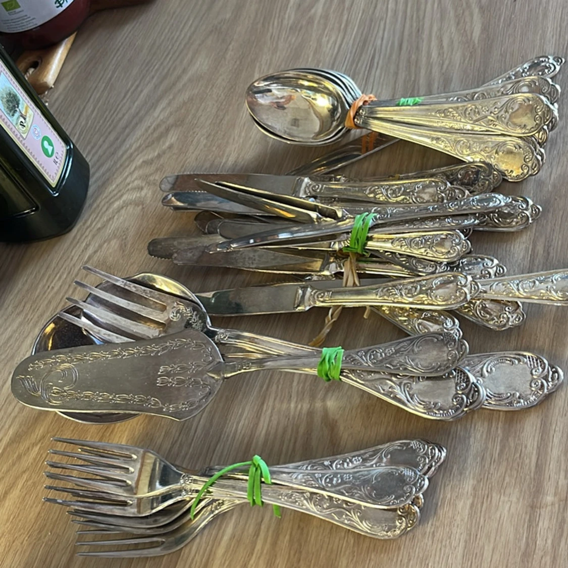 Bestickset V.P.C.P. silverpläterad - 2