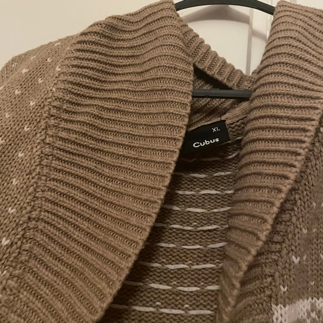 Beige och brun kofta från Cubus XL - 2