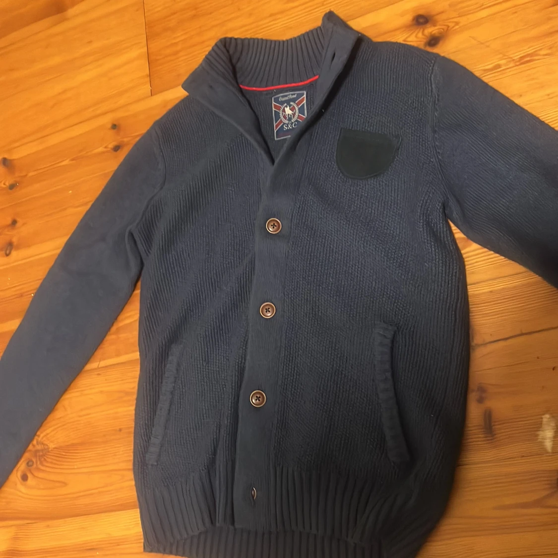 Mörkblå cardigan - 4