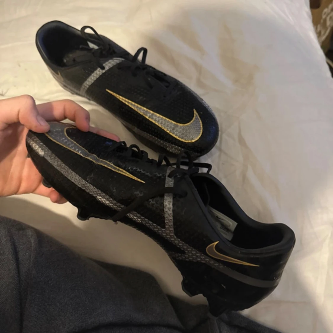 Nike Phantom GT2 fotbollsskor svart/guld - 3