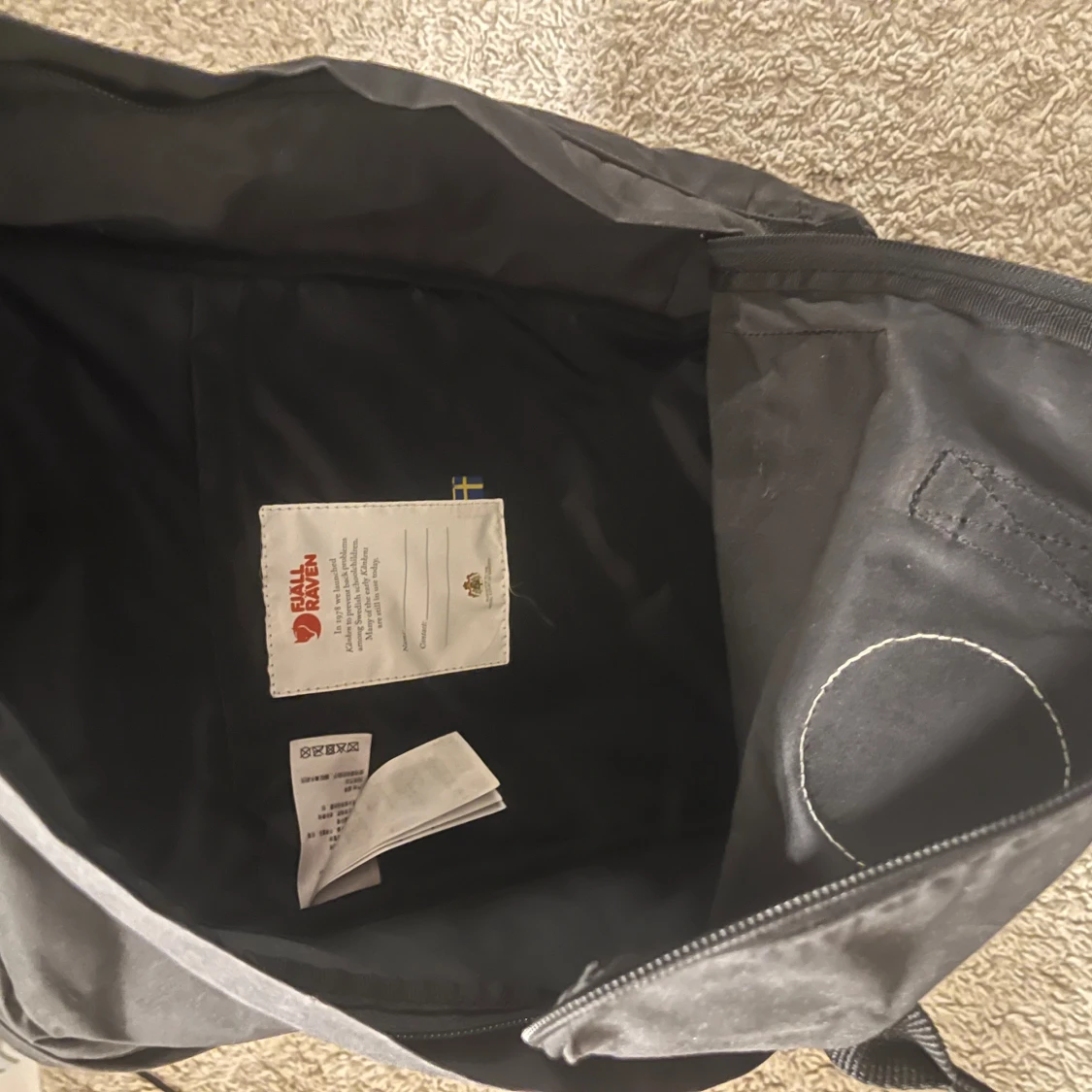Svart Fjällräven Kånken ryggsäck - 3
